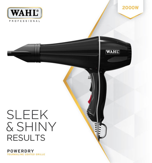 Wahl Powerdry 2000W Hairdryer for frizz-free hair