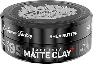 The Shave Factory Matte Clay 150ml – Strong Hold & Shea Butter