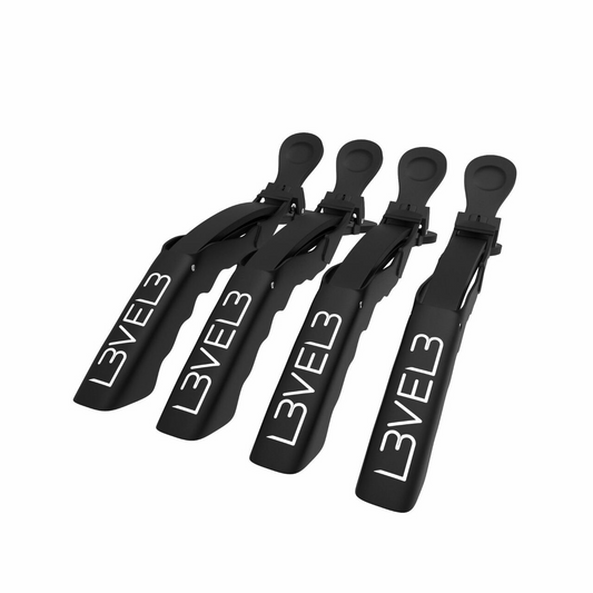 Securely hold sections of hair with LV3 Croc Clips. Durable, easy-to-use, and perfect for professional styling and salon use